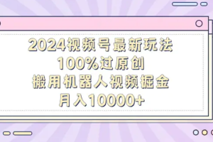 揭秘！机器人视频掘金，轻松上手，月入12000，保姆级教程！