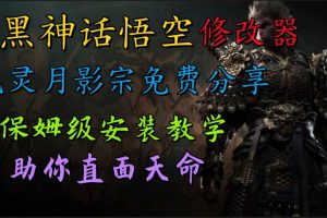 全新爆火项目，首批《黑神话·悟空》修改器售卖，日入1000+
